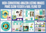 amazon product photo editing, listing image design to increase CTR,  conversions